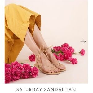 Olive & June Saturday Sandal Tan Size 8